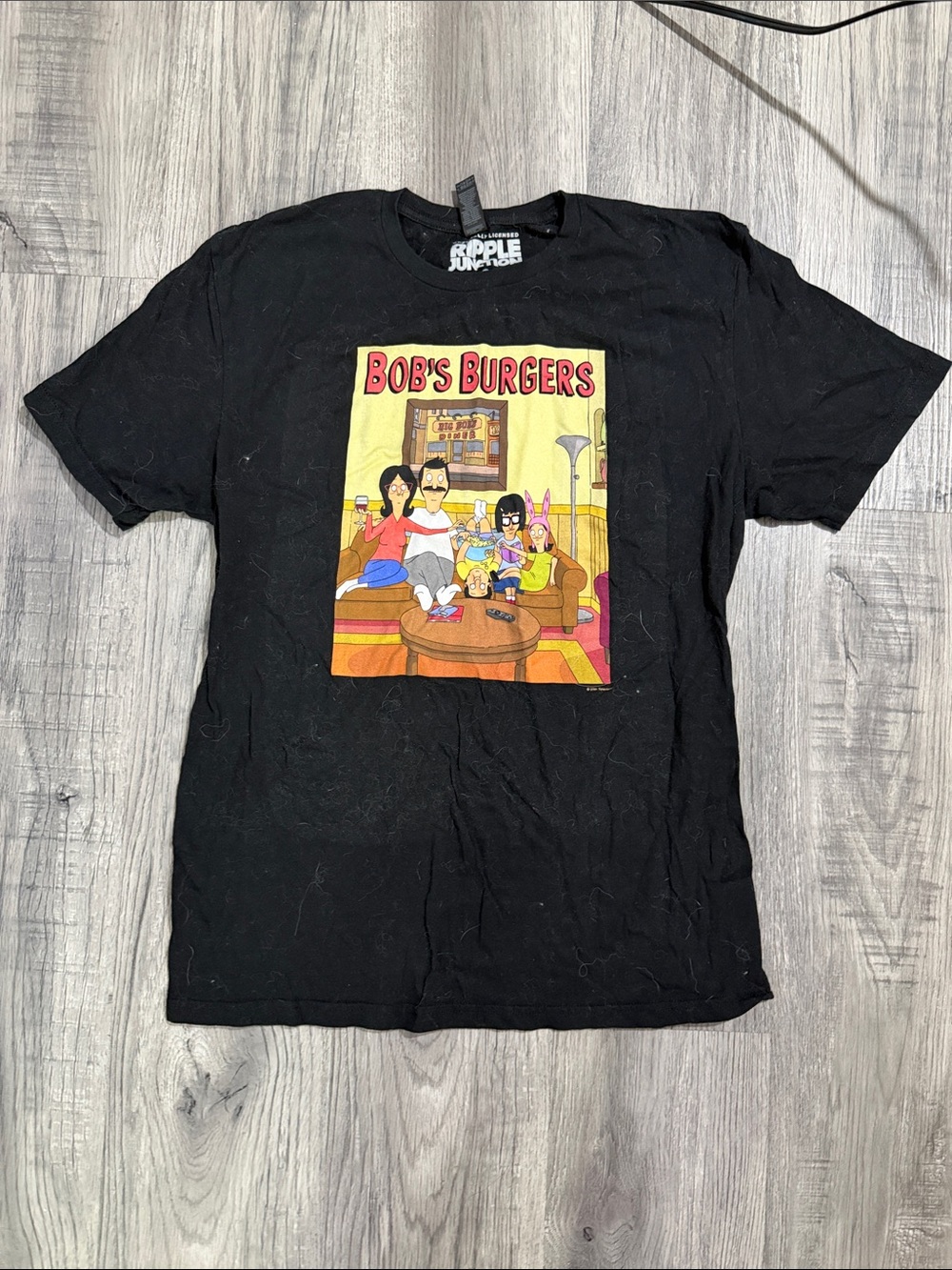 Ripple Junction Black Bob's Burgers Graphic Tee